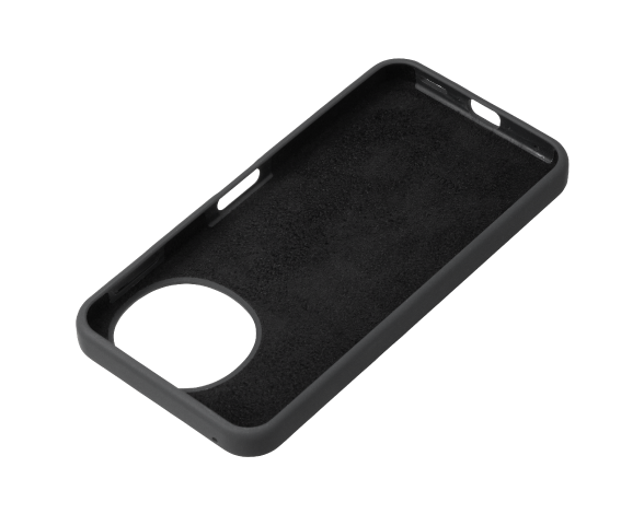 [シャープ純正] シリコンケース/フルブラック 4