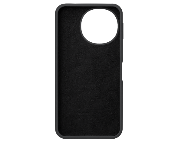 [シャープ純正] シリコンケース/フルブラック 5