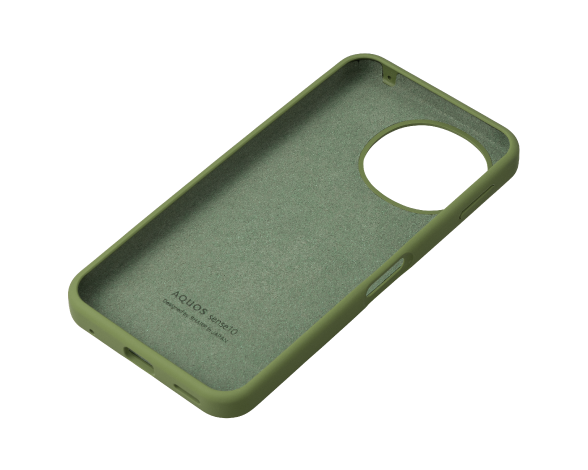 [シャープ純正] シリコンケース/カーキグリーン 3