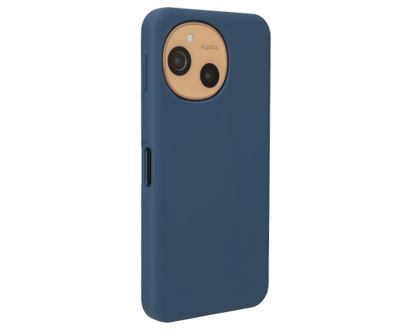 [シャープ純正] シリコンケース/デニムネイビー 2