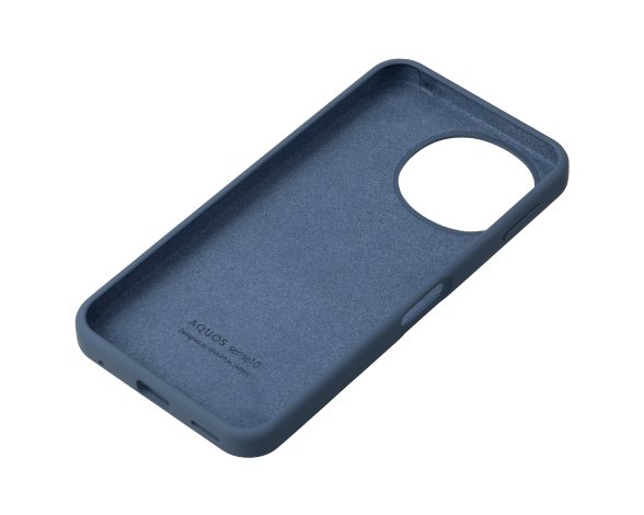[シャープ純正] シリコンケース/デニムネイビー 3