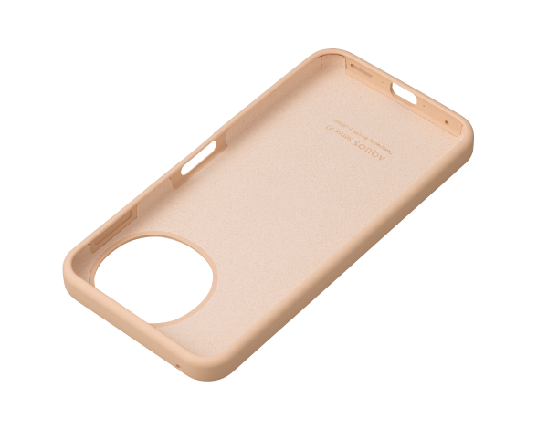 [シャープ純正] シリコンケース/ペールピンク 4