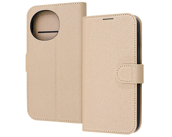 AQUOS sense10 / AQUOS sense9 耐衝撃 マグネットベルト シンプル 手帳型レザーケース