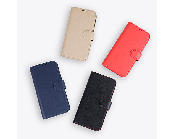 AQUOS sense10 / AQUOS sense9 耐衝撃 マグネットベルト シンプル 手帳型レザーケース 2