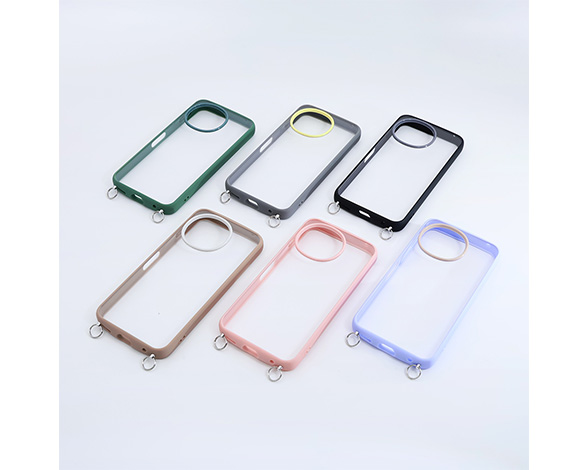 AQUOS sense10 / AQUOS sense9 Puffull 耐衝撃 バンパー ストラップ金具付き ハイブリッドケース 2