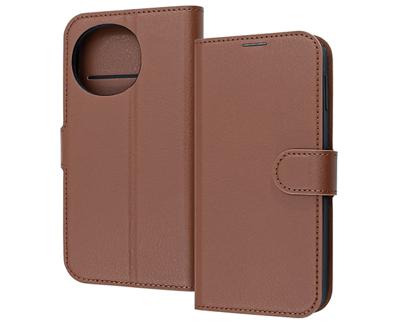 AQUOS sense10 / AQUOS sense9 耐衝撃 マグネットベルト シンプル 手帳型レザーケース