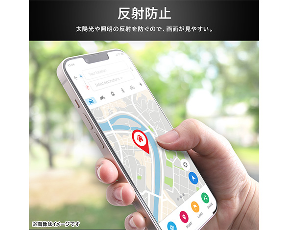 AQUOS sense10 / AQUOS sense9 ガラスフィルム 反射防止 平面保護 硬度10H 3