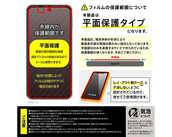 AQUOS sense10 / AQUOS sense9 ガラスフィルム ブルーライトカット 光沢 平面保護 硬度10H 5