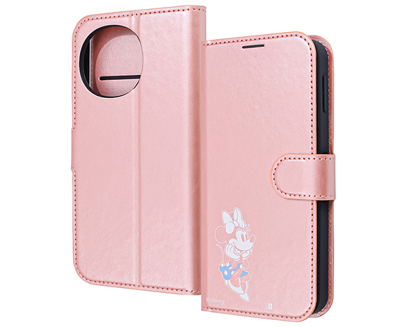 AQUOS sense10 / AQUOS sense9 ディズニー / 衝撃吸収 マグネットベルト シンプル 手帳型レザーケース