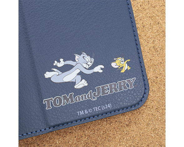 AQUOS sense10 / AQUOS sense9 トムとジェリー / 衝撃吸収 マグネットベルト シンプル 手帳型レザーケース 4