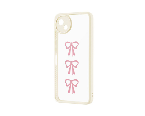 AQUOS wish5 耐衝撃ハイブリッドケース 「Velta Design」 ミルクホワイト/G