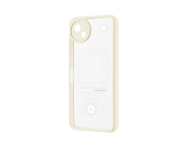 AQUOS wish5 耐衝撃ハイブリッドケース 「Velta Design」 ミルクホワイト/H