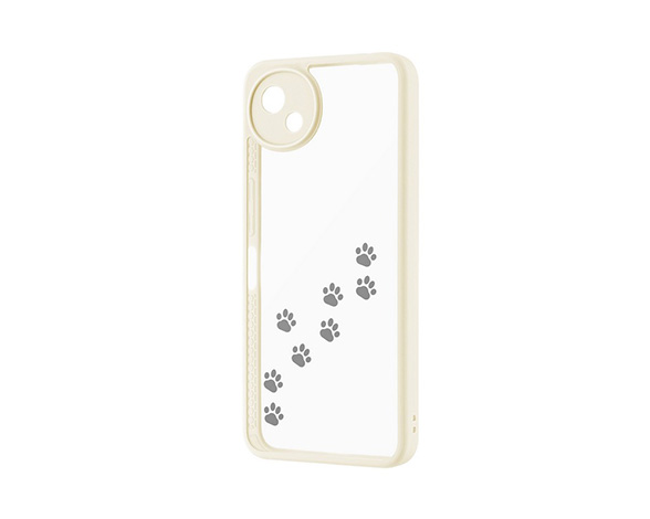 AQUOS wish5 耐衝撃ハイブリッドケース 「Velta Design」 ミルクホワイト/K