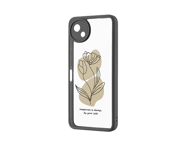 AQUOS wish5 耐衝撃ハイブリッドケース 「Velta Design」 ダークグレー/A