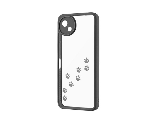 AQUOS wish5 耐衝撃ハイブリッドケース 「Velta Design」 ダークグレー/K