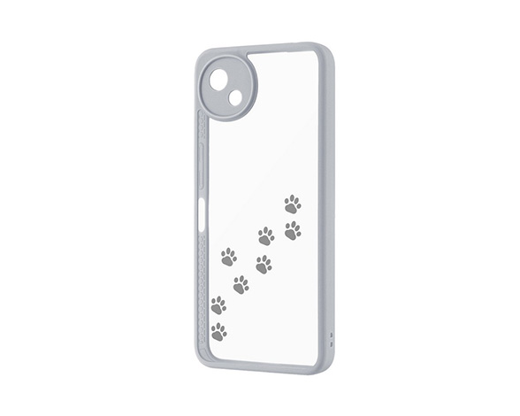 AQUOS wish5 耐衝撃ハイブリッドケース 「Velta Design」 ライトグレー/K