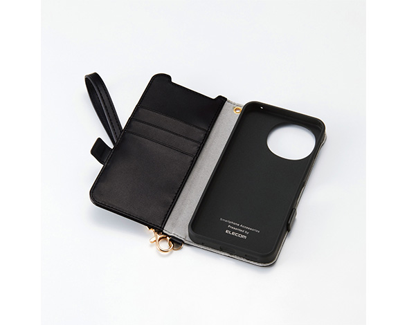 AQUOS sense10/AQUOS sense9 手帳型ｹｰｽ 磁石付 耐衝撃 ﾊﾝﾄﾞｽﾄﾗｯﾌﾟ付 2