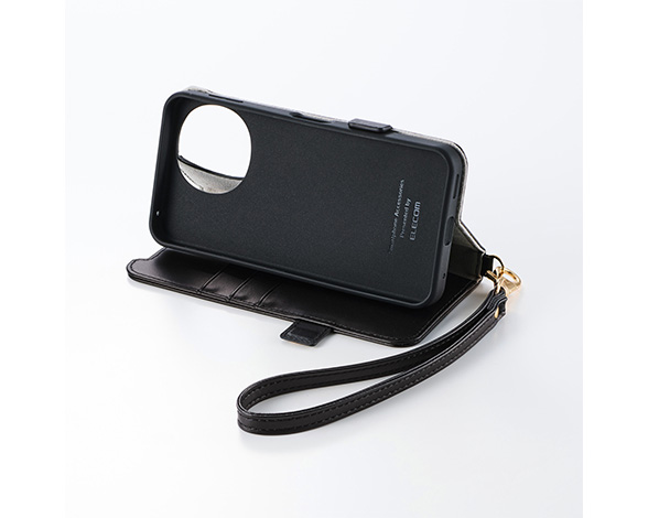 AQUOS sense10/AQUOS sense9 手帳型ｹｰｽ 磁石付 耐衝撃 ﾊﾝﾄﾞｽﾄﾗｯﾌﾟ付 4