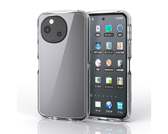 AQUOS sense10/AQUOS sense9 TOUGH SLIM LITE ｹｰｽ ｵｰﾙｸﾘｱ ｽﾄﾗｯﾌﾟﾎｰﾙｼｰﾄ付 3