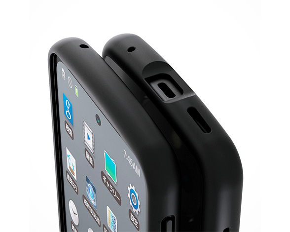 AQUOS sense10/AQUOS sense9 TOUGH SLIM LITE ｹｰｽ ﾌﾚｰﾑｶﾗｰ ｽﾄﾗｯﾌﾟﾎｰﾙｼｰﾄ付 5