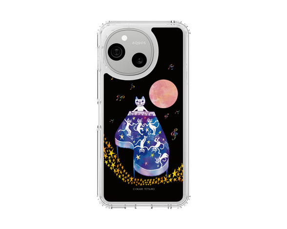 AQUOS sense10 おかべてつろう - たのしい夜 スリムプロテクションケース