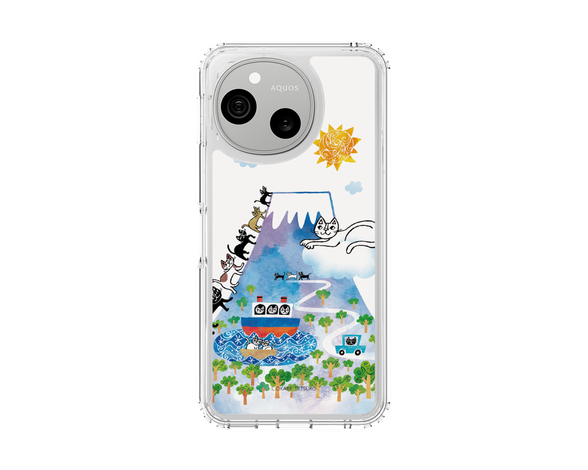 AQUOS sense10 おかべてつろう - 上を目指していきましょう スリムプロテクションケース