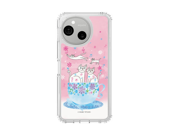 AQUOS sense10 おかべてつろう - きみとのあたたかい時間 スリムプロテクションケース