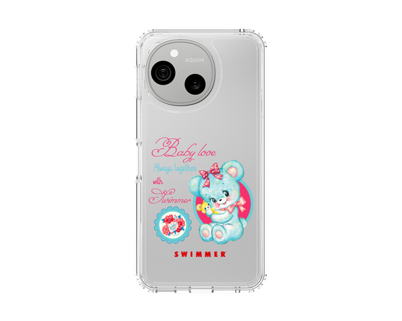 AQUOS sense10 SWIMMER - ハグリー スリムプロテクションケース