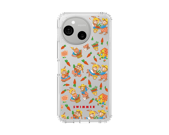 AQUOS sense10 SWIMMER - にんじん畑 スリムプロテクションケース