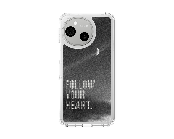 AQUOS sense10 オリジナル - ドットオーバーレイ - FOLLOW YOUR HEART/B スリムプロテクションケース