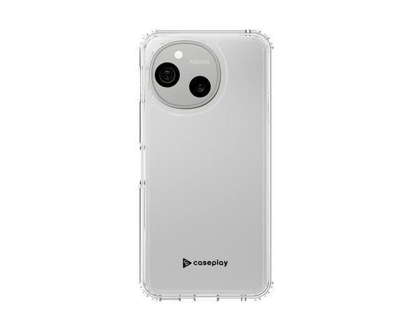 AQUOS sense10 オリジナル - caseplayロゴ - ブラック/A スリムプロテクションケース