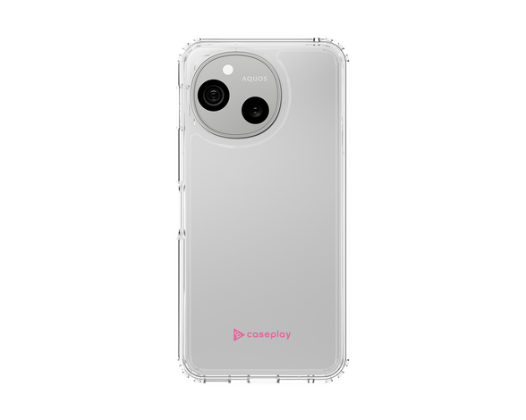 AQUOS sense10 オリジナル - caseplayロゴ - ピンク/A スリムプロテクションケース