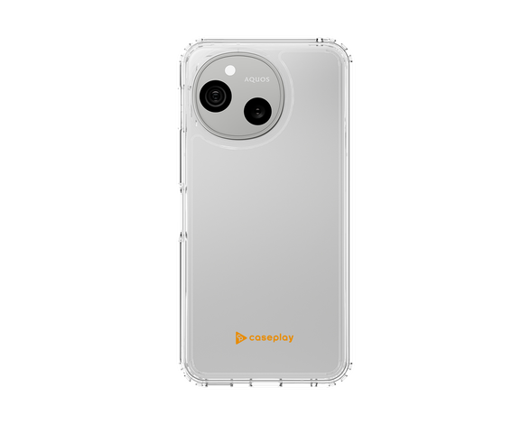 AQUOS sense10 オリジナル - caseplayロゴ - オレンジ/A スリムプロテクションケース