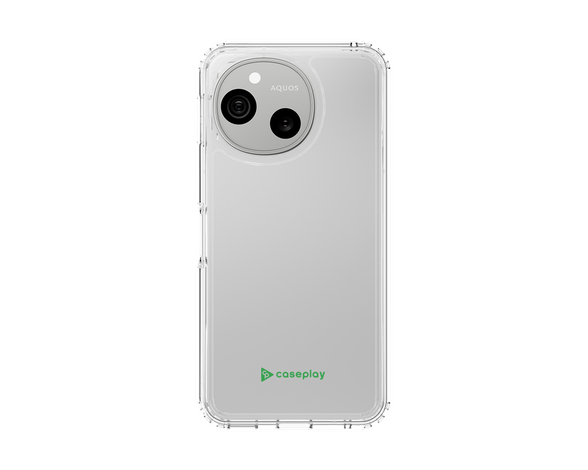 AQUOS sense10 オリジナル - caseplayロゴ - グリーン/A スリムプロテクションケース