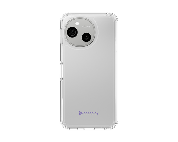 AQUOS sense10 オリジナル - caseplayロゴ - パープル/A スリムプロテクションケース