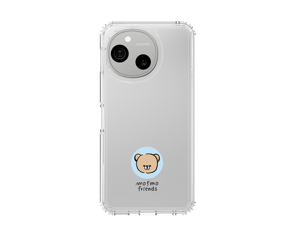 AQUOS sense10 mofmofriends - アイコン - クマ スリムプロテクションケース