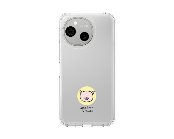 AQUOS sense10 mofmofriends - アイコン - マイクロブタ スリムプロテクションケース