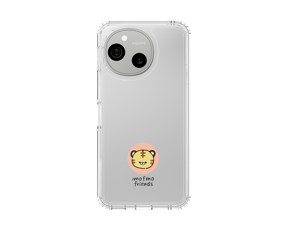 AQUOS sense10 mofmofriends - アイコン - トラ スリムプロテクションケース