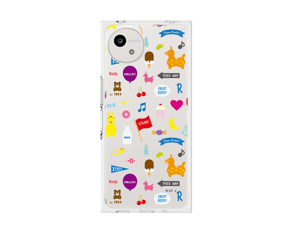 AQUOS wish5 ロディ - キュート プレミアムスクエアケース