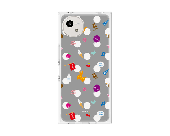 AQUOS wish5 ロディ - ドット プレミアムスクエアケース