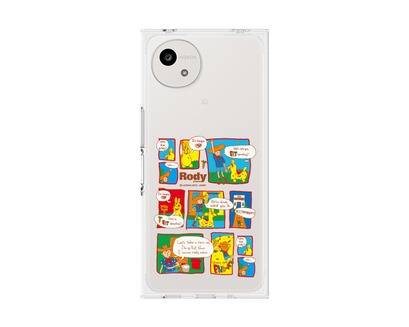 AQUOS wish5 ロディ - コミック1 プレミアムスクエアケース