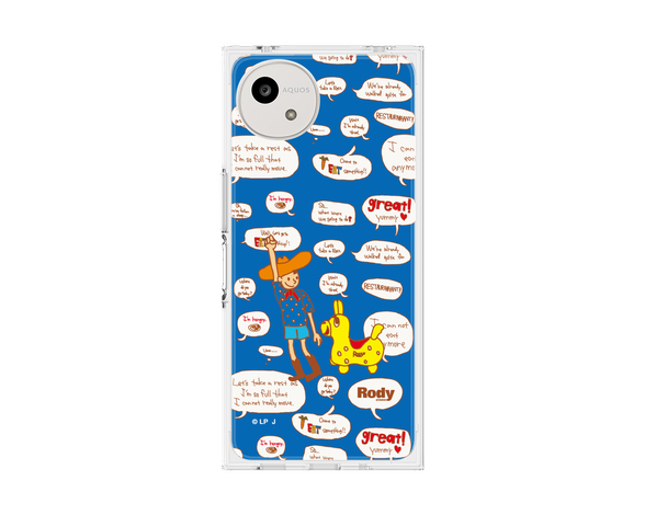 AQUOS wish5 ロディ - ロディとロディボーイ2 プレミアムスクエアケース