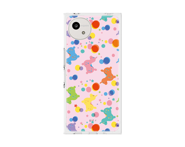 AQUOS wish5 ロディ - レトロロディ - ピンク プレミアムスクエアケース