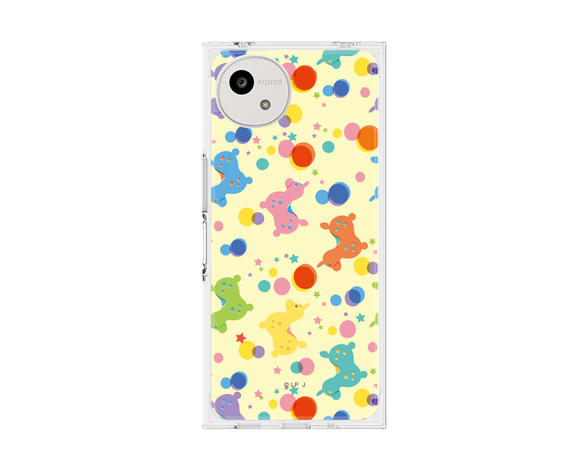 AQUOS wish5 ロディ - レトロロディ - イエロー プレミアムスクエアケース