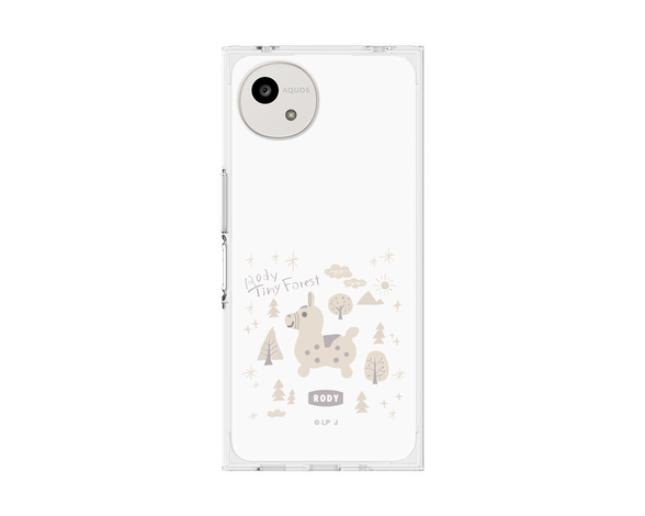 AQUOS wish5 ロディ - タイニーフォレスト1 プレミアムスクエアケース