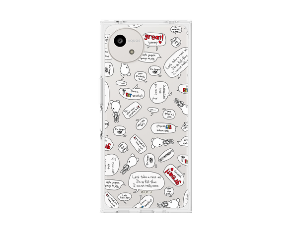 AQUOS wish5 ロディ - コミック3 プレミアムスクエアケース