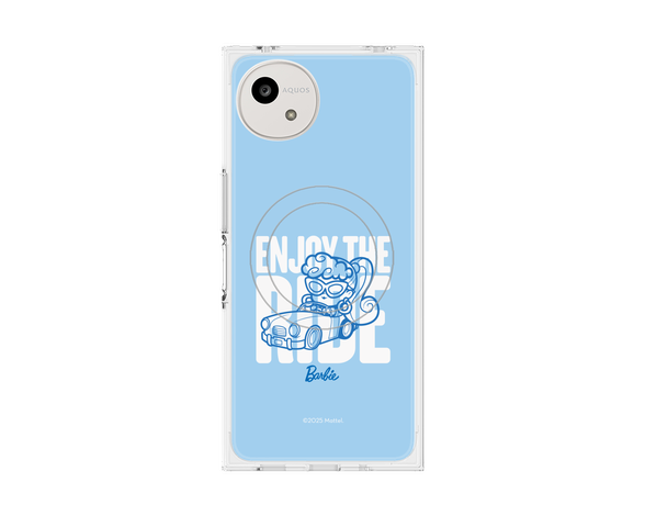 AQUOS wish5 Barbie - ENJOY THE RIDE プレミアムスクエアケース with SnapMag