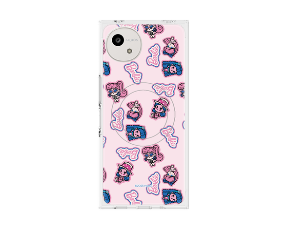 AQUOS wish5 Barbie - CUTIE STYLE1 プレミアムスクエアケース with SnapMag