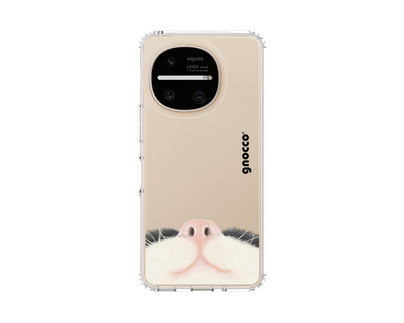 AQUOS R11 gnocco - おはな スリムプロテクションケース