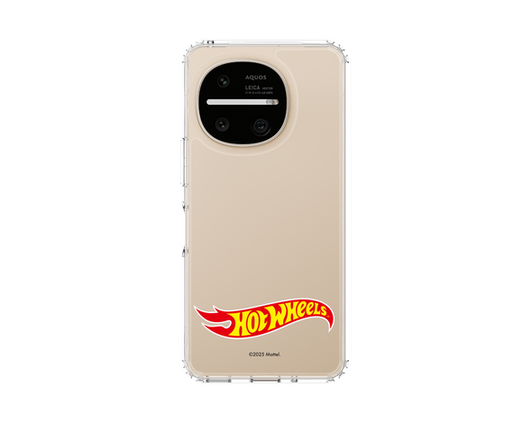 AQUOS R11 Hot Wheels™ - ロゴ - クリア スリムプロテクションケース
